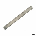 Regla Pincello AR1607007 Plateado Aluminio 0,5 x 35,5 x 4 cm (12 Unidades)