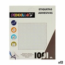 Etiquetas adhesivas Pincello 1711073 Blanco Ø 10 mm (12 Unidades)