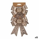 Lasso Krist+ HJ1-12010 Bronze PVC 15 x 4 x 16 cm Christmas bauble (12 Units)