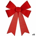 Lasso Krist+ HJ112043 Red PVC 32 x 41 x 6 cm Christmas bauble (12 Units)