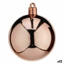Set de Bolas de Navidad Krist+ 00466-4 Cobre Plástico (12 Unidades)