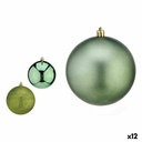 Set of Christmas balls Krist+ 00805 Green Plastic (12 Units)