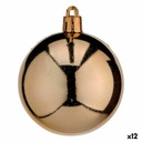 Set de Bolas de Navidad Krist+ 00465-4 Cobre Plástico (12 Unidades)