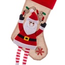 Calcetín de Navidad Tejido