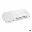 Bandeja con Compartimentos Confortime Poliestireno 30 x 17,7 x 2,6 cm 12 Unidades (30 x 17 x 2,6 cm)