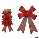 Christmas Decorations Set Krist+ 65548 Red PVC 15 x 2 x 17 cm Lasso (24 Units)