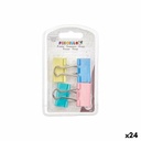 Pinzas Pincello 389 Multicolor Metal Clip Grande (24 Unidades)