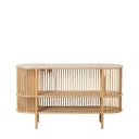 Sideboard STICK Natural Pine MDF Wood 140 x 40 x 80 cm