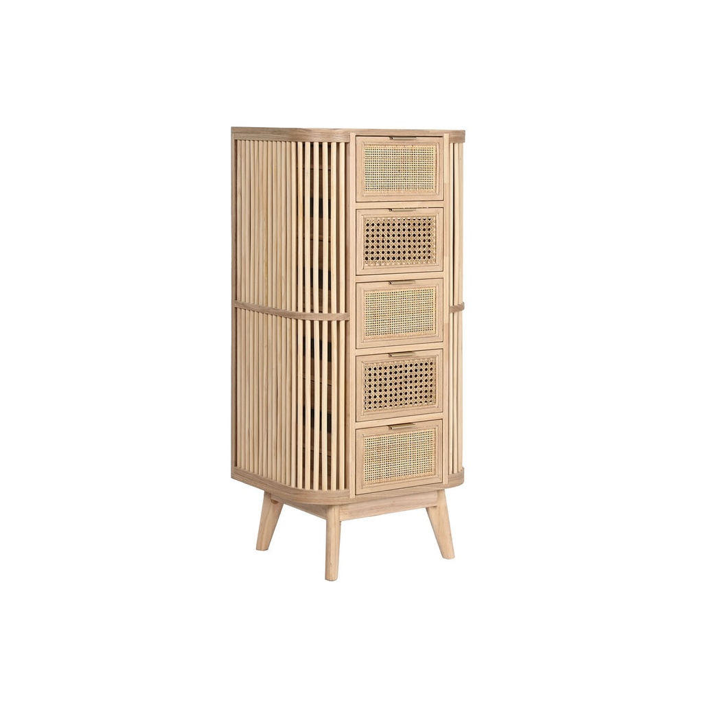 Cajonera Home ESPRIT Dorado Natural Abeto 48 x 35 x 105 cm