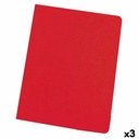 Set of Subfolders Elba Red A4 50 Pieces (3 Units)