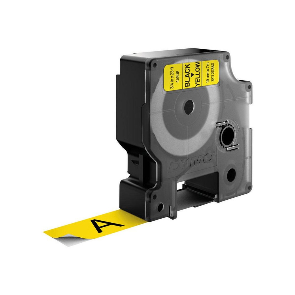 Etiquetas adhesivas Dymo S0720880 Negro/Amarillo 7 m