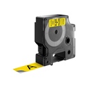 Etiquetas adhesivas Dymo S0720880 Negro/Amarillo 7 m