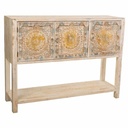 Sideboard Alexandra House Living Blue Fir wood MDF Wood 35 x 90 x 125 cm