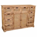 Sideboard Alexandra House Living Paolownia wood 33 x 78 x 113 cm