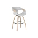 Taburete Home ESPRIT Gris Madera 55,5 x 52,5 x 92,5 cm