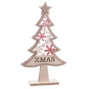 Christmas Tree Multicolour Wood 17,4 X 4 X 31 CM