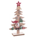 Árbol de Navidad Multicolor Madera 14,5 X 5 X 26 CM