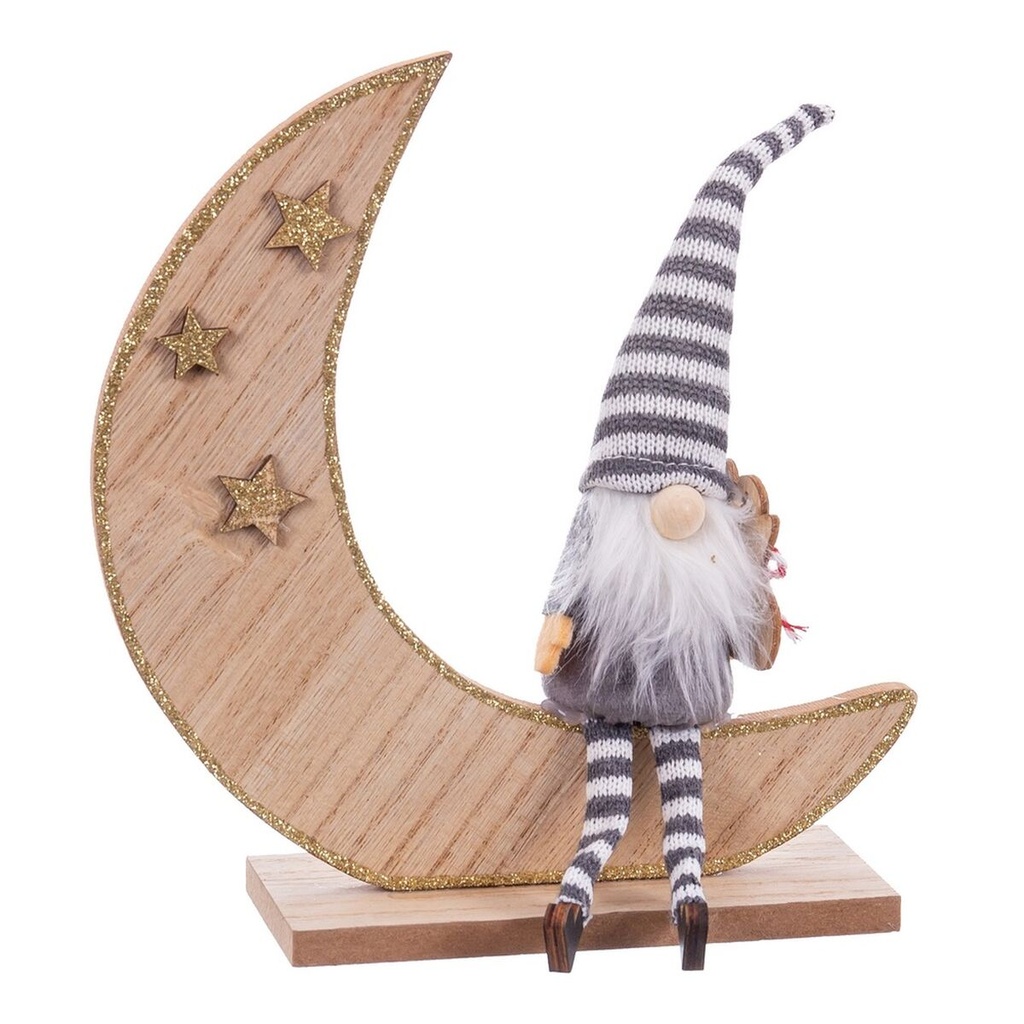 Figura Decorativa Multicolor Luna 14 X 6 X 18,5 CM