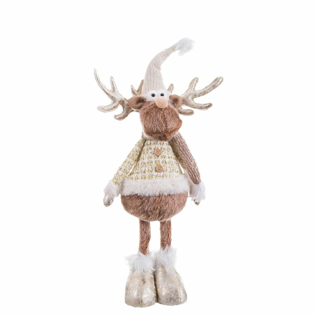 Decorative Figure Natural Deer 20 X 14 X 58 CM