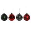 Christmas Baubles Home ESPRIT Red Golden Polyethylene 32,5 x 8 x 32,5 cm (16 Pieces)