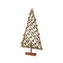 Árbol de Navidad Lumineo Madera 40 x 7 x 80 cm MicroLED Decorativo