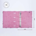 Ring binder Minnie Mouse White Multicolour A4