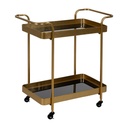 Serving trolley Golden 63 x 38 x 75 cm