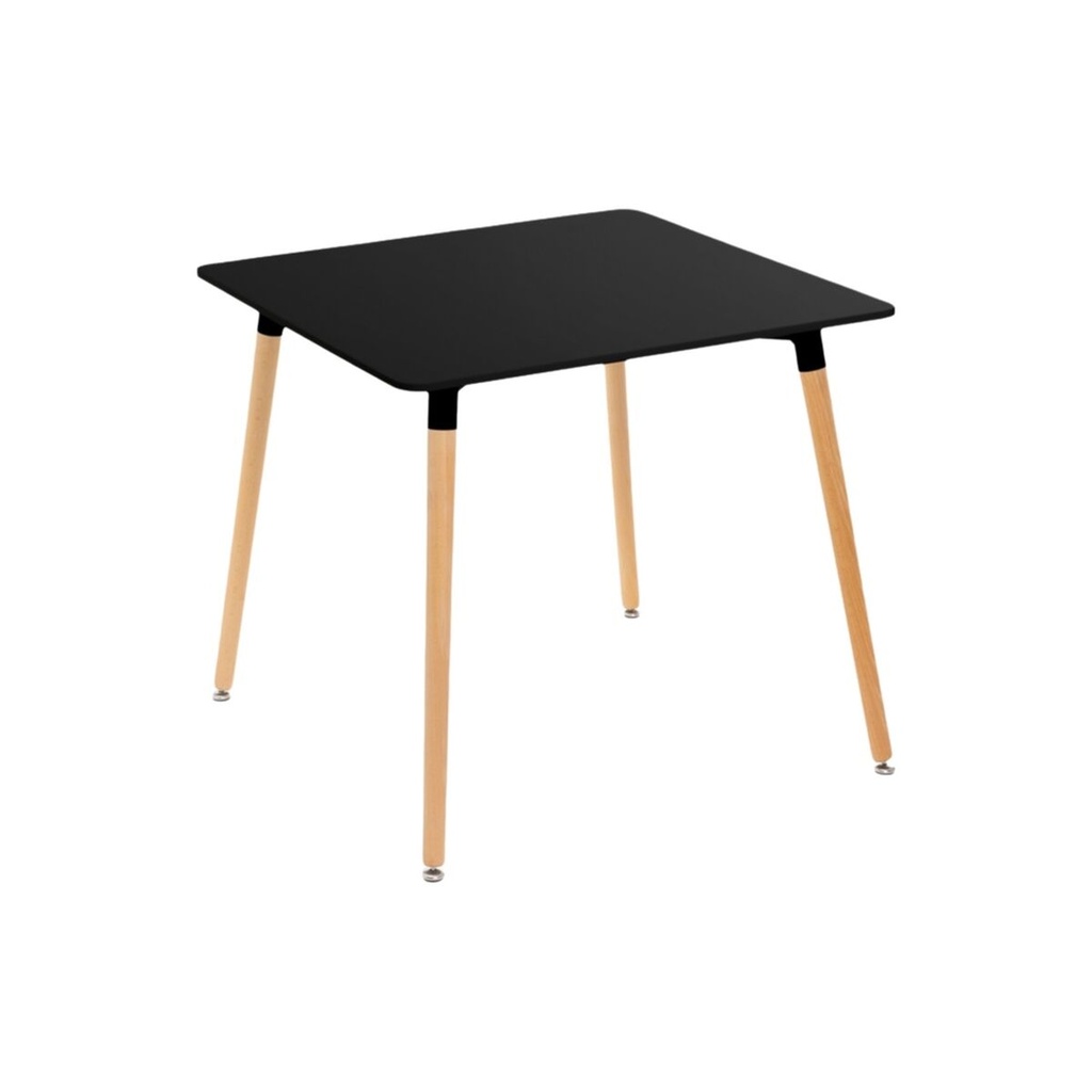 Mesa Negro Natural 80 x 80 x 75 cm