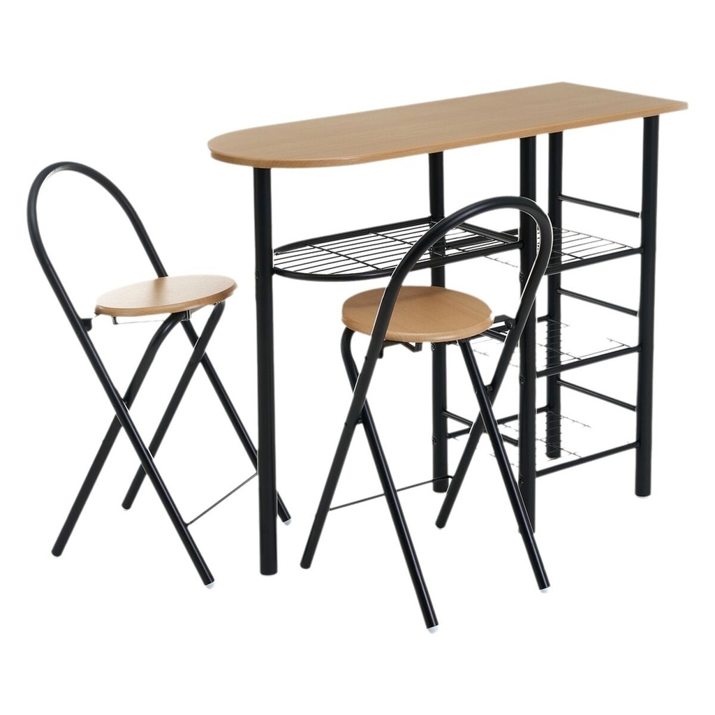 Table set with 2 chairs 100 x 74 x 88 cm