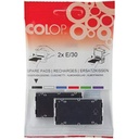 Almohadilla Colop E/15 Azul 2 Piezas