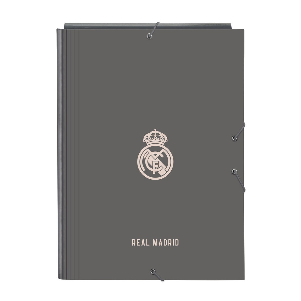 Carpeta Portafolios Real Madrid C.F. Gris A4