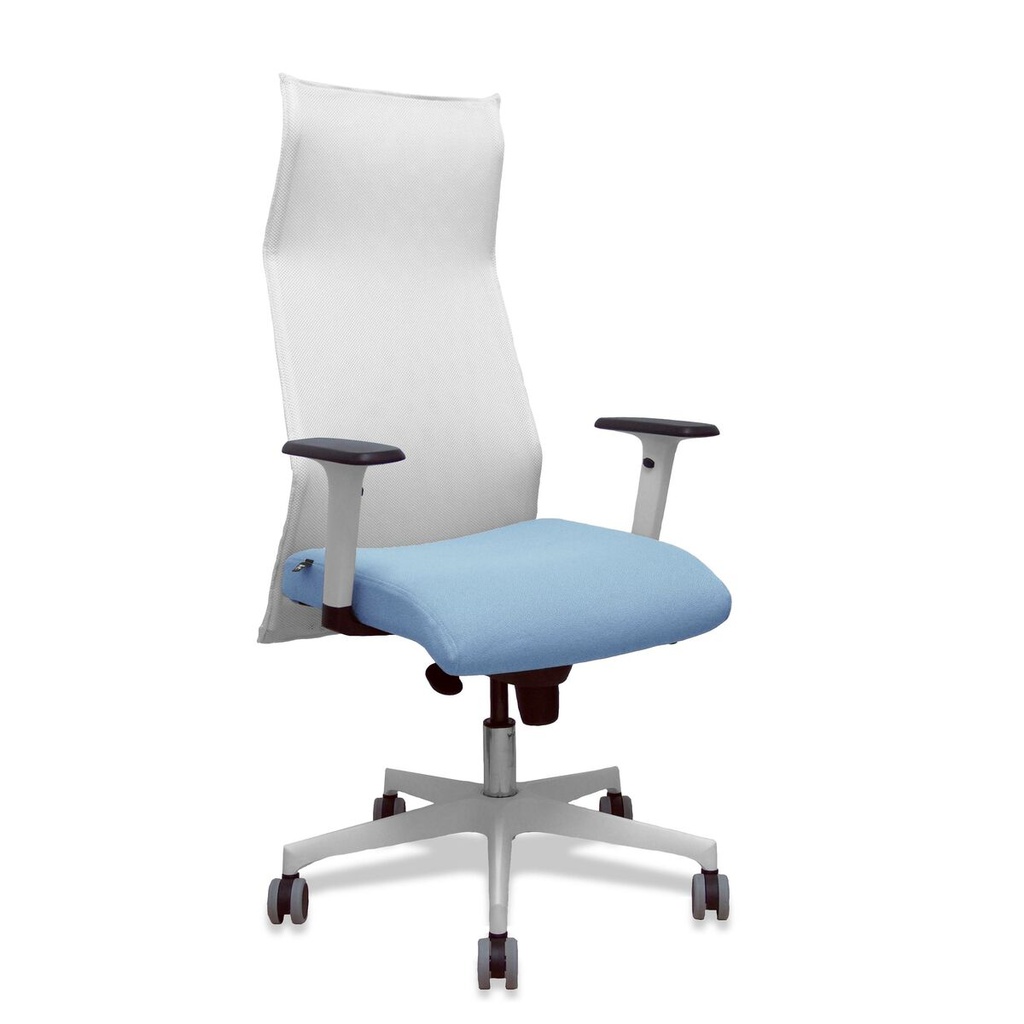 Office Chair Piqueras y Crespo 54BR65G White Sky blue