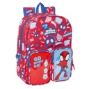 School Bag Spider-Man Rescue Blue Red 26 x 34 x 11 cm