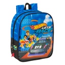 School Bag Hot Wheels Let's race Blue Black 22 x 27 x 10 cm