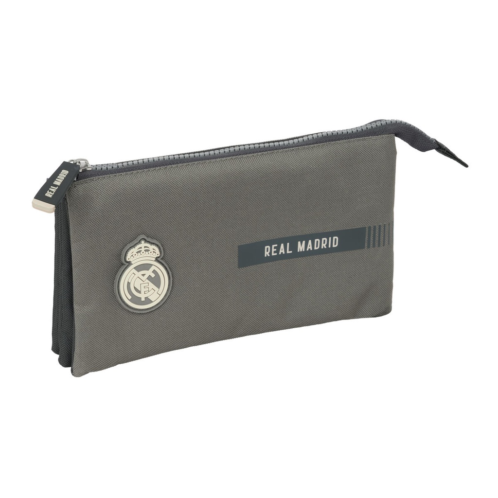 Portatodo Real Madrid C.F. Gris 22 x 12 x 3 cm