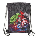 Backpack with Strings The Avengers Vendetta Black 26 x 34 x 1 cm