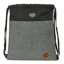 Bolsa Mochila con Cuerdas BlackFit8 Old school Negro Gris 35 x 40 x 1 cm