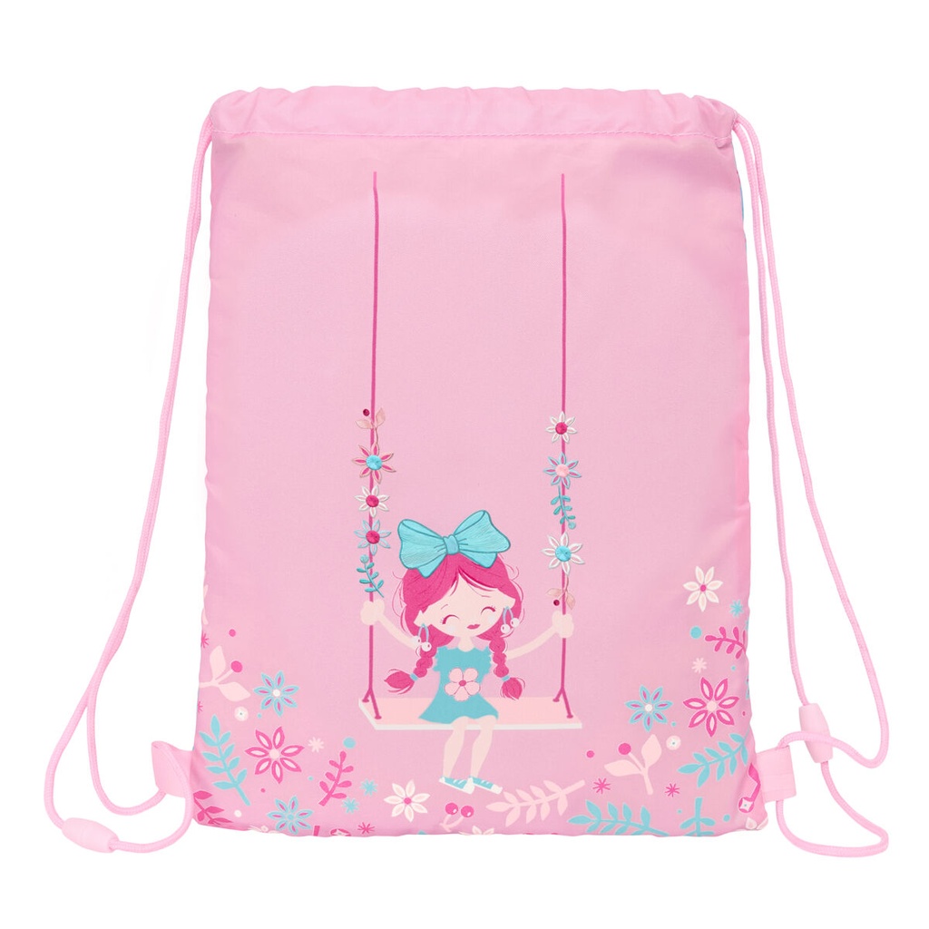 Backpack with Strings Glow Lab Swing Multicolour 26 x 34 x 1 cm