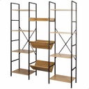 Estantería Max Home Acero Melamina Aglomerado 125 x 150 x 27 cm