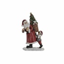 Decorative Figure DKD Home Decor Father Christmas Resin (15 x 11 x 27 cm)
