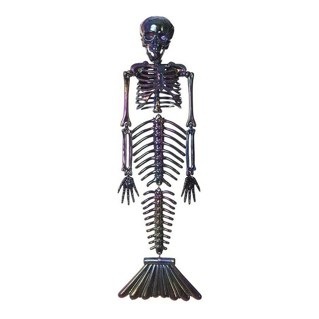 Halloween Decorations My Other Me Skeleton Mermaid Chromed (37 cm)