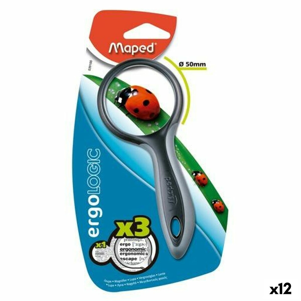 Magnifying glass Maped Ø 5 cm (12 Units)