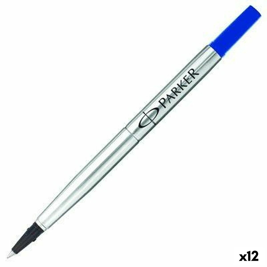 Refill for ballpoint pen Parker Blue (12 Units)
