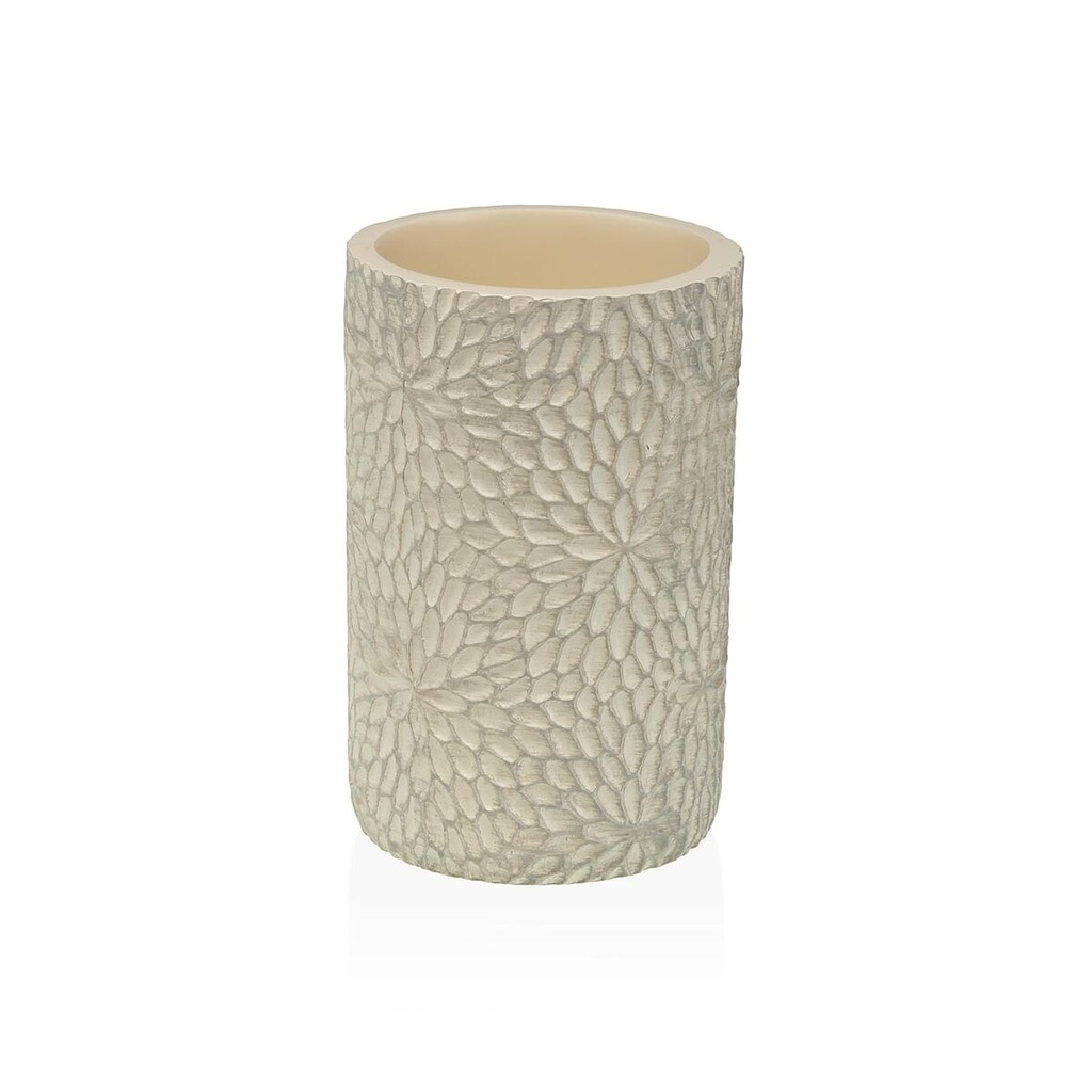 Toothbrush Holder Versa Deko Resin 7,4 x 10,6 x 7,4 cm
