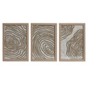 Juego de 3 cuadros Home ESPRIT Moderno 20 x 2 x 30 cm (3 Piezas)