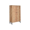 Sideboard Home ESPRIT Brown Metal Acacia 90 x 40 x 161 cm
