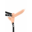 Consolador con arnés Fetish Tentation Natural 15,5 cm