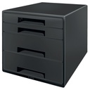 Filing Cabinet Leitz Black Recycled plastic Recyclable