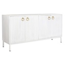 Aparador DKD Home Decor Blanco Metal Madera de mango 152 x 40 x 77 cm