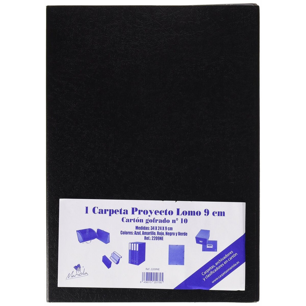Carpeta Mariola Negro